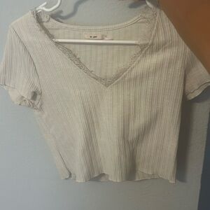 White short sleeve blouse